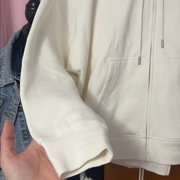 FINAL DROP! PINK Ivory Hoodie and Sweatpants Set, oversized - Picture 4 of 12